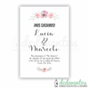 Invitación digital para casamientos | Flores - Modelo 23