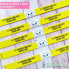 200 Pulseras autoadhesivas personalizadas código QR (Pedilas con tu diseño favorito) - comprar online