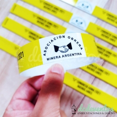 200 Pulseras autoadhesivas personalizadas código QR (Pedilas con tu diseño favorito)