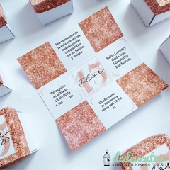 50 Invitaciones cajitas - tienda online