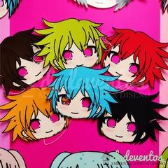 KIT MÁSCARAS + STICKERS LYNA & GACHA LIFE [Elegí la cantidad] - tienda online