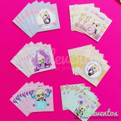 KIT MÁSCARAS + STICKERS LYNA & GACHA LIFE [Elegí la cantidad]