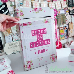 Buzón para regalos 15 años [Diseño a elección]