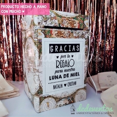 Urna para regalos en efectivo + sobres (diseño a elección) - comprar online