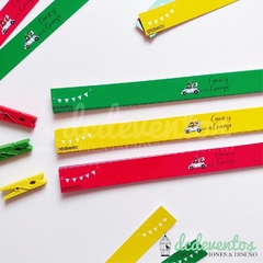 Imagen de 100 Pulseras de colores con diseño para bodas (Pedilas con tu diseño favorito)