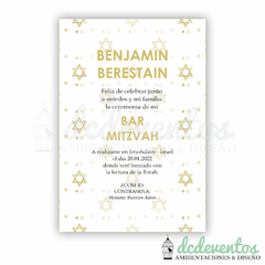 invitacion bar mitzvah