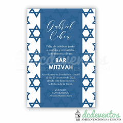 INVITACIÓN DIGITAL BAR MITZVAH
