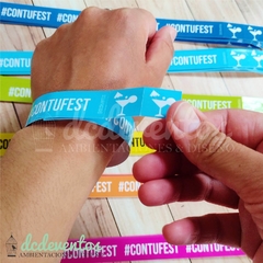 pulseras eventos con troquel