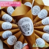 Conitos vintage recién casados (sin arroz) [Elegí la cantidad]