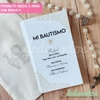 PACK BAUTISMO / COMUNIÓN : ESTAMPITAS + BOLSITA