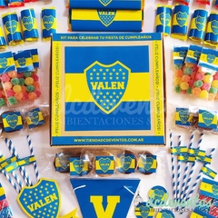 COMBO CUMPLEAÑOS TEMÁTICO BOCA JUNIORS - comprar online