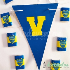COMBO CUMPLEAÑOS TEMÁTICO BOCA JUNIORS - tienda online