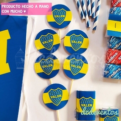 COMBO CUMPLEAÑOS TEMÁTICO BOCA JUNIORS en internet