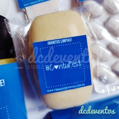 COMBO X 2 Kits de toilette deluxe con caja de madera y dije [Pedilo con tu diseño favorito] - comprar online