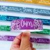 Pulseras diseño glitter para casamientos (ELEGI LA CANTIDAD)