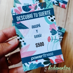 Raspaditas publicitarias para comercios y emprendedores [ELEGI LA CANTIDAD] - DCD Eventos® - Casamientos y fiestas temáticas