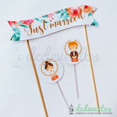 KIT CIVIL CEREMONIA CASAMIENTO SUPER PREMIUM (Pedilo con tu diseño favorito)