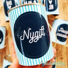 12 Latitas para el auto de los novios - tienda online