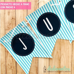 Banderín de papel Just Married - comprar online