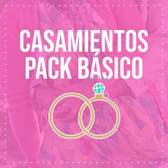 Pack Casamiento Básico (Pedilo con tu diseño favorito)