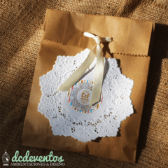 Bolsitas de papel souvenirs vintage [Elegí la cantidad]