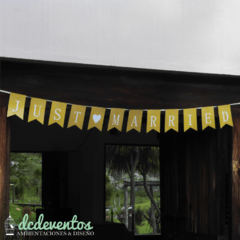 Banderín Just Married / Recién Casados