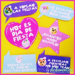 Pack de 6 carteles con frases | Temática Roblox