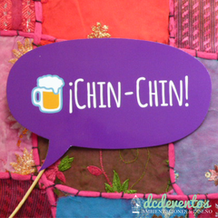 Kit para Photobooth de colores con emoticones - 25 Accesorios para el rincón de fotos