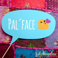 Kit para Photobooth de colores con emoticones - 25 Accesorios para el rincón de fotos en internet