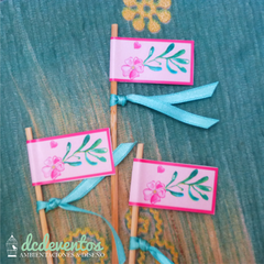 25 Banderitas indicadoras decorativas