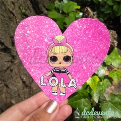 25 Stickers corazón muñecas lol - DCD Eventos® - Casamientos y fiestas temáticas