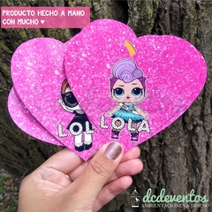 25 Stickers corazón muñecas lol