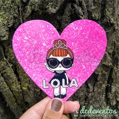 25 Stickers corazón muñecas lol - tienda online