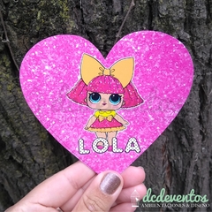 25 Stickers corazón muñecas lol - comprar online