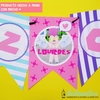 Banderín personalizado temática Roblox adopt me pets