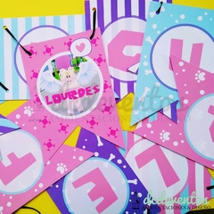 Banderín personalizado temática Roblox adopt me pets en internet