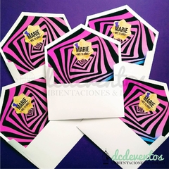50 Sobres temática Golden Ticket