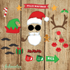 Kit para Photobooth Temático Navidad - Accesorios para el rincón de fotos