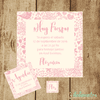 50 Invitaciones Florencia - 13.5x13.5cm
