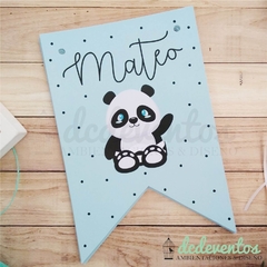 COMBO BAUTISMO TEMÁTICO: BANDERÍN + CARTEL + WRAPPERS Y TOPPERS PARA CUPCAKES (TEMÁTICA A ELECCIÓN) - DCD Eventos® - Casamientos y fiestas temáticas