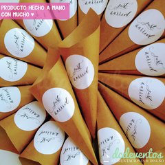 40 Conitos vintage just married (sin arroz) en internet
