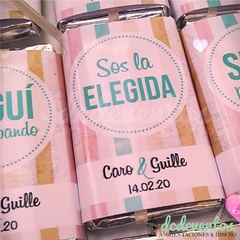 50 chocolates con cinta casamientos - comprar online