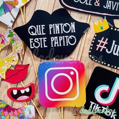 COMBO CASAMIENTO: PULSERAS + CARTELES PROPS PARA FOTOS (diseño a elección) - tienda online