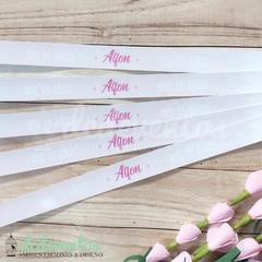 Pulseras personalizadas para 15 años (Pedilas con tu diseño favorito) - DCD Eventos® - Casamientos y fiestas temáticas