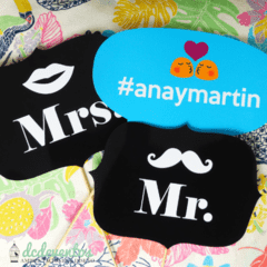 10 Carteles con frases para Photobooth - comprar online
