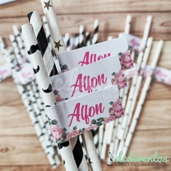 Imagen de Sorbetes de papel personalizados con diseño a elección