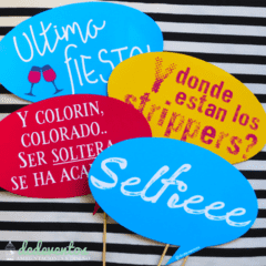 Kit para Photobooth Despedida de soltera en internet