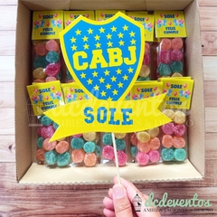 Banderín para torta Boca Juniors | Topper adorno Xeneixe - tienda online