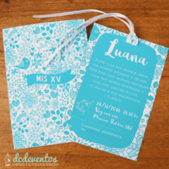 50 Invitaciones Luana - comprar online