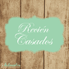 Cartel color auto novios - comprar online